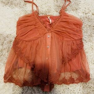 Beautiful Free People Babydoll Top